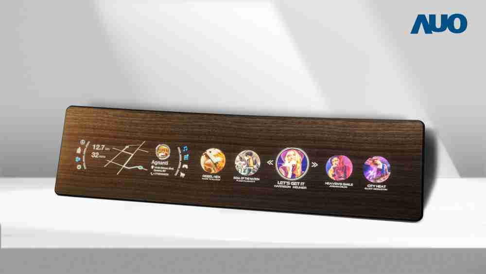 尊龙集团研发全球最高穿透度达80%的AmLED木纹显示器，，，可于使用时呈现高亮度、、、清晰可见的信息，，，并在不使用时回归为单纯的饰板，，节能兼具美观